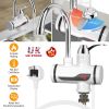 3000W Kitchen Hot Water Heating Faucet Instant Hot Water Tap Fast Heating Tap Water Faucet w/ LED Digital Display