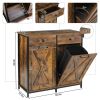 Rustic Multipurpose 2 Drawer / 2 Tilt Out 10gL Kitchen Laundry Trash/Recycle Storage