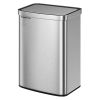 13-Gallon Stainless Steel Kitchen Trash Can with Hand Wave Motion Sensor Lid