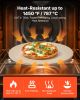 VEVOR Pizza Stone, 16 in Round Pizza Stone, 0.67" Thick Extra Large Baking-Stone with Rack Stand, 1450°F Heat-Resistant Cooking Stones