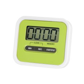 Digital Kitchen Cooking Timer Large LCD Baking Count-Down Up Clock Loud Alarm Magnetic (Option: Green)