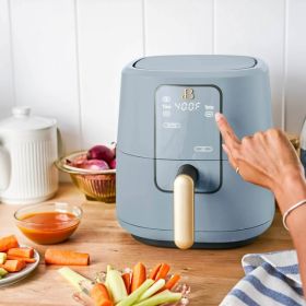 3 Qt Air Fryer with TurboCrisp Technology, Cornflower Blue (Color: Blue)